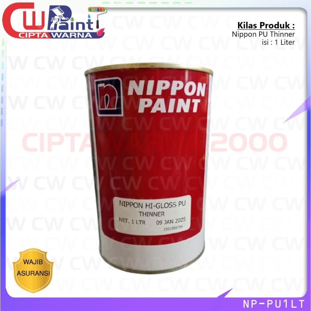 Nippon Paint Thinner HI-GLOSS PU - 1Liter CWTT