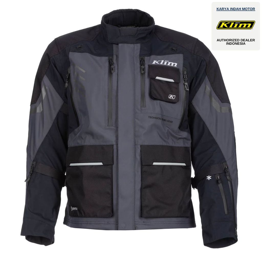 KLIM Carlsbad Jacket Stealth Black Original Jaket Adventure Touring Gore-Tex Waterproof Premium