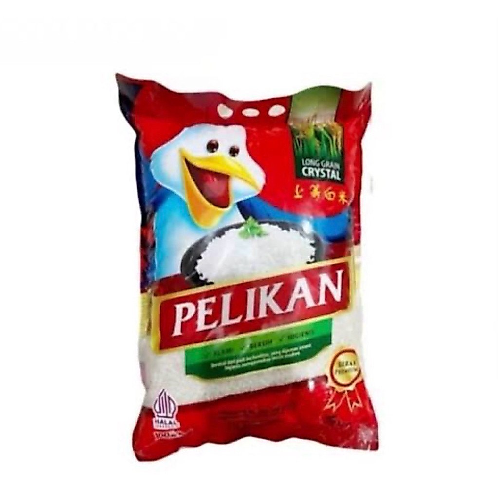Beras Pelikan 5 KG Ready stok beras pelikan preimum