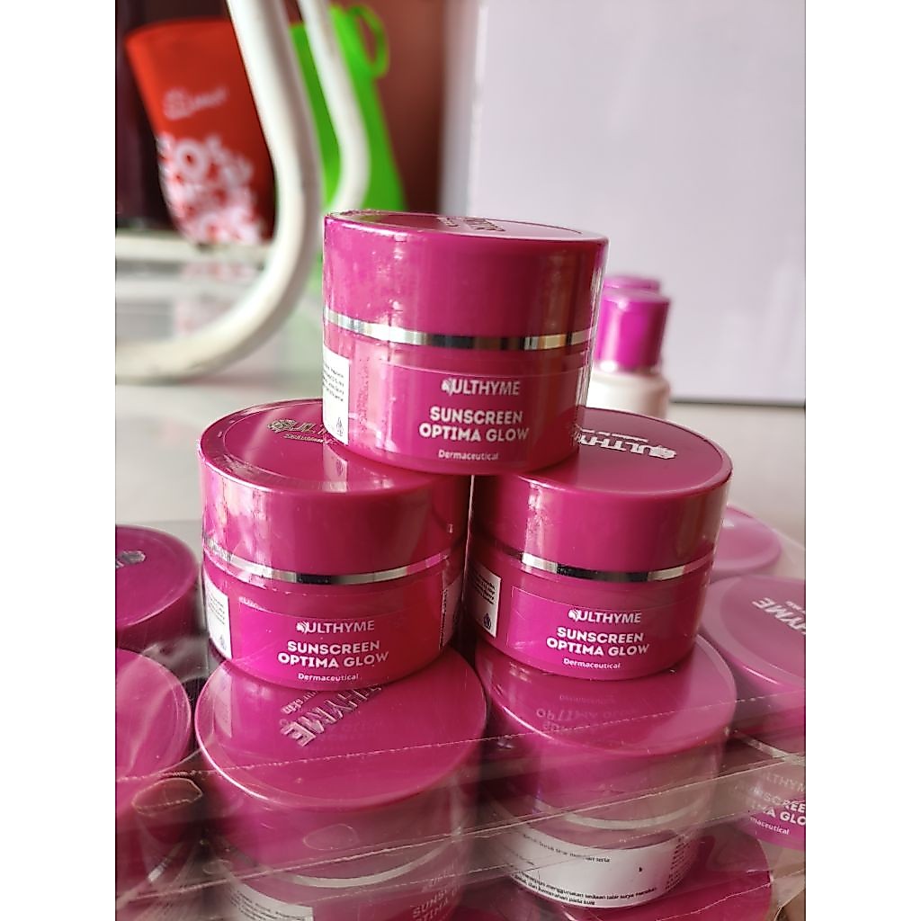 sunscreen Optima glow Ulthyme skincare | day cream ulthyme