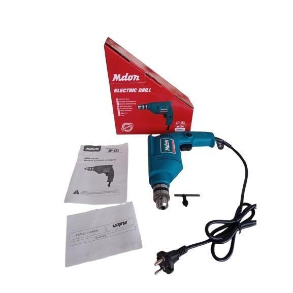 LEMUSHOP MOLLAR Bor Tangan Listrik 10mm bor kayu besi Mollar ED430 Electric Dri