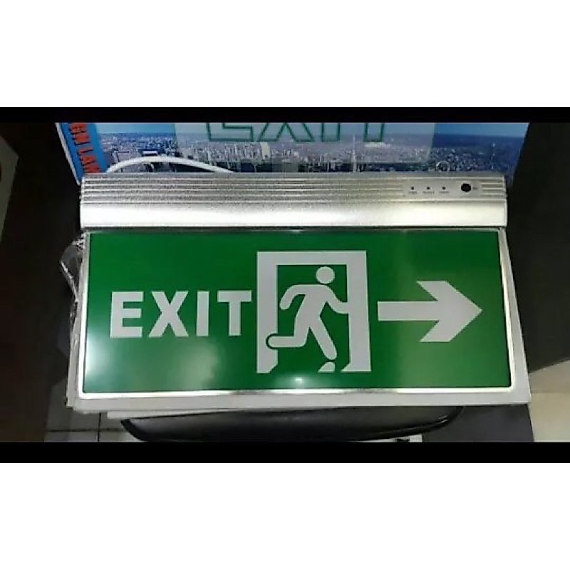 lampu emergency led EXIT lampu darurat EXIT lampu exit led lampu petunjuk keluar exit acrylic