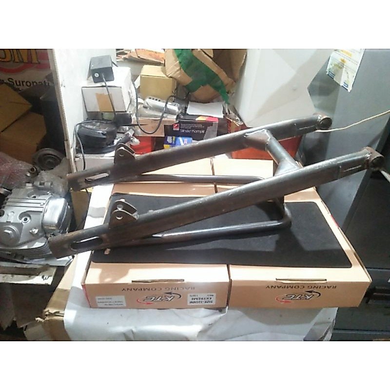 arm model ninja pnp tiger bahan/SWING ARM TIGER MODEL STABILIZER MENTAH + KARET +STELAN RANTAI