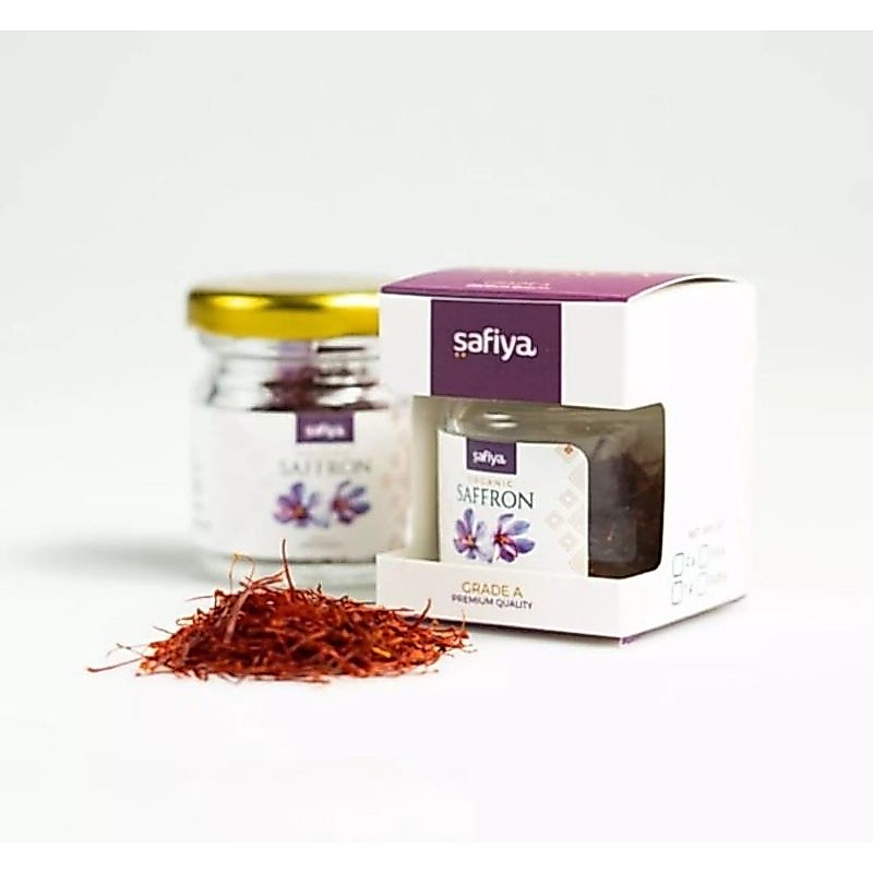 Saffron 0,25gr 0,5gr Dan 1gr Safron Premium Putik Bunga Afghanistan Super Organik Asli Original Arab