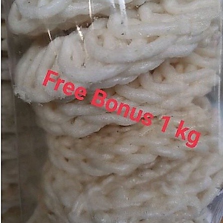 Kerupuk Kaleng Putih+ Gratis Bonus