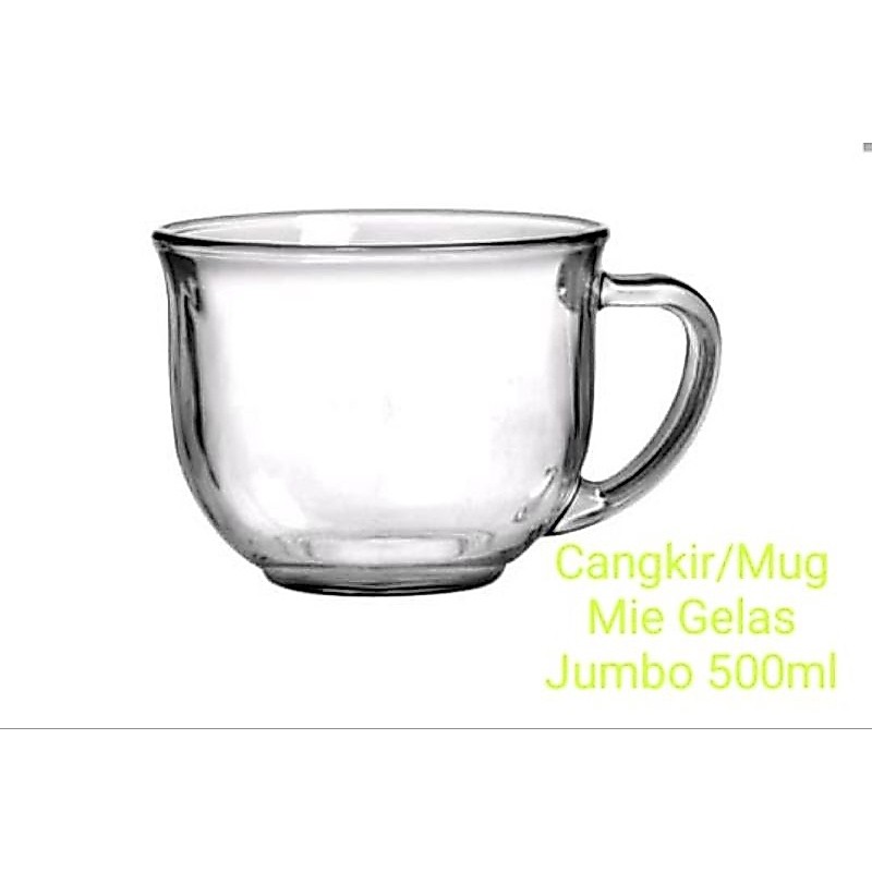 Cangkir Jumbo Kedaung ASM500ML Set isi 6 Pcs / Cangkir Mie Gelas / Cangkir Indomi