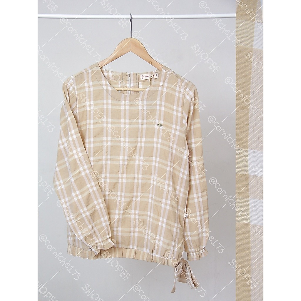 Corniche Reza Blouse Krinkle Yellow - TP231598