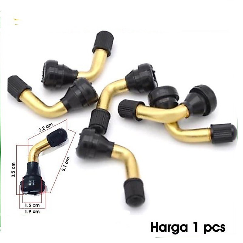 PENTIL DOP TUBLES SEPEDA & MOTOR MODEL BENGKOK PVR-70 DOP VALVE KARET TUBELESSTUBELES TUBELESS SEPED