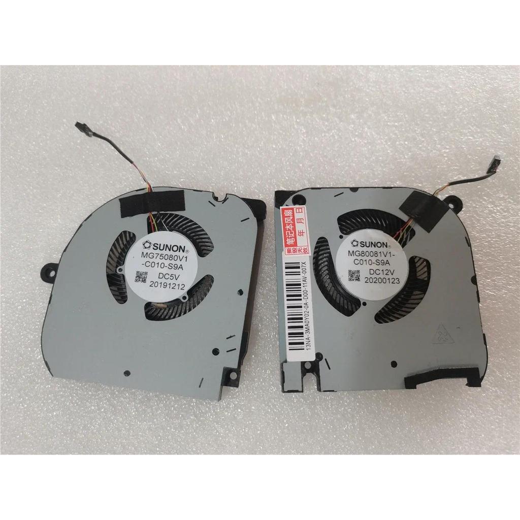 New CPU GPU Cooling Fan Cooler Raator for Dell G7 7500 2020 MG80081V1-C010-S9A MG75080V1-C010-S9A DC