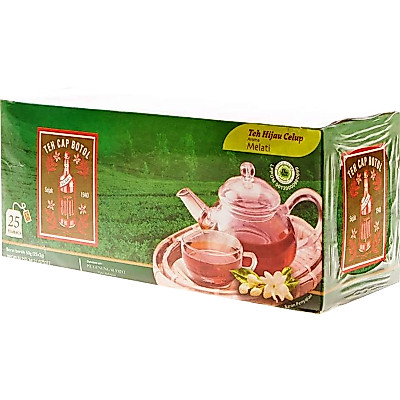 Teh Cap Botol Teh Hijau Celup 25 Kantung Celup