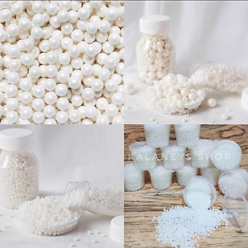 100gr Sprinkle Kue Putih, Trimit Kue, Taburan Kue Edible, Hiasan Kue Sprinkle, sprinkel, Springkel