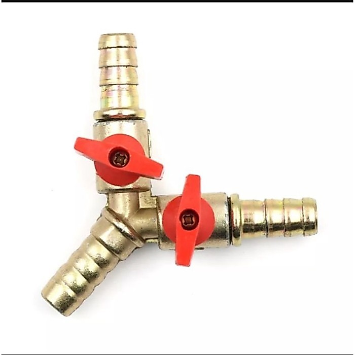 cabang stop kran selang gas/cabang 3/paralel selang gas