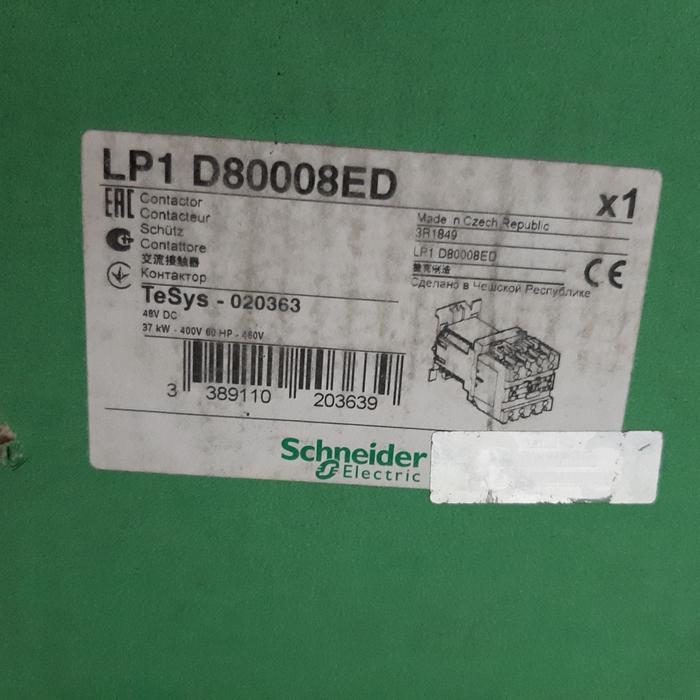 LP1D8008ED SCHNEIDER. kontaktor d80008 48v DC