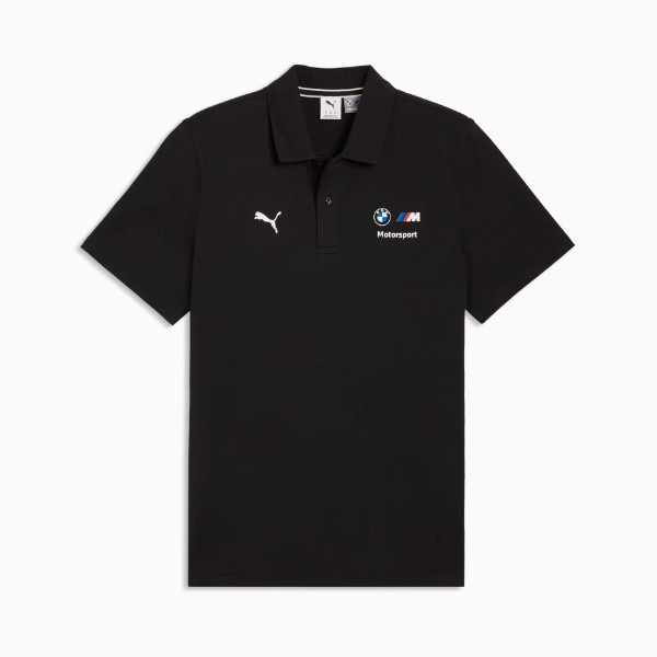 PUMA Baju Polo Ekslusif Collab BMW Pria BMW MMS ESS Polo Puma Black - 634900 01