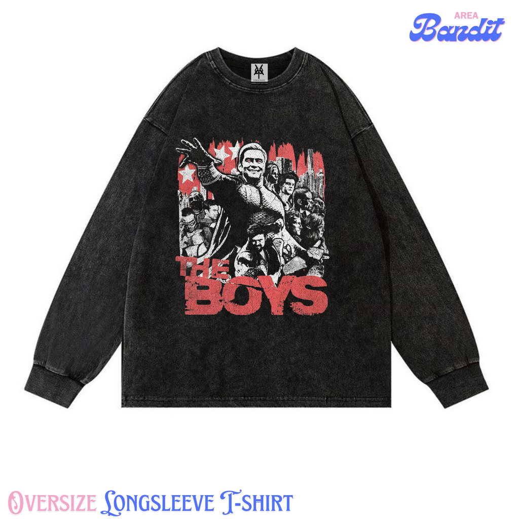 Bandit Area "the boys movie" Oversize Longsleeve T-shirt Vintage tee