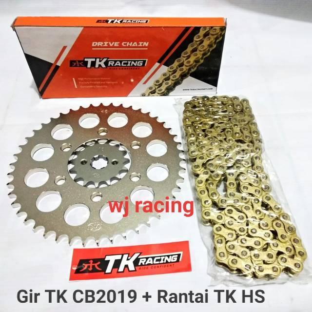 Gear Set TK Racing CBR 150 2019 / CB150X (Lubang Baut 6)