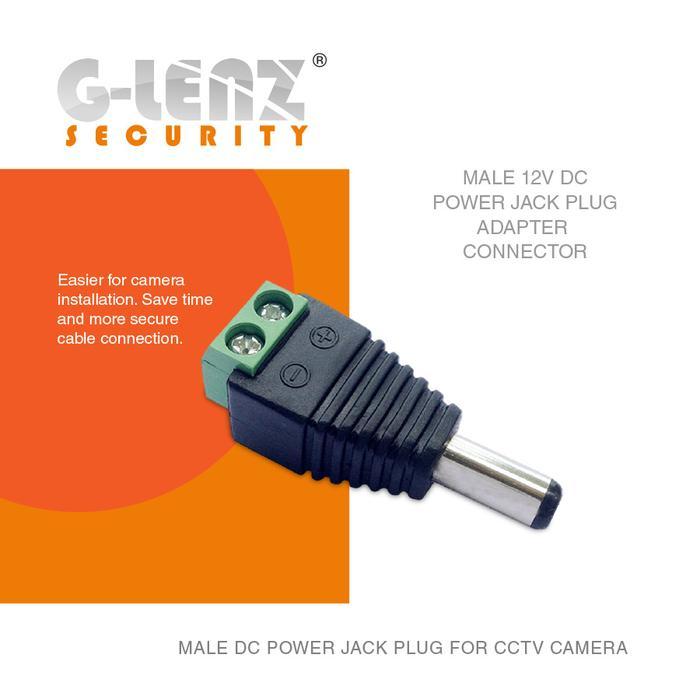 GLENZ Jack DC Male Connector 1 Box Isi 50 | Konektor Jack DC Male | 1 Box Isi 50 Pcs | Konektor Jack