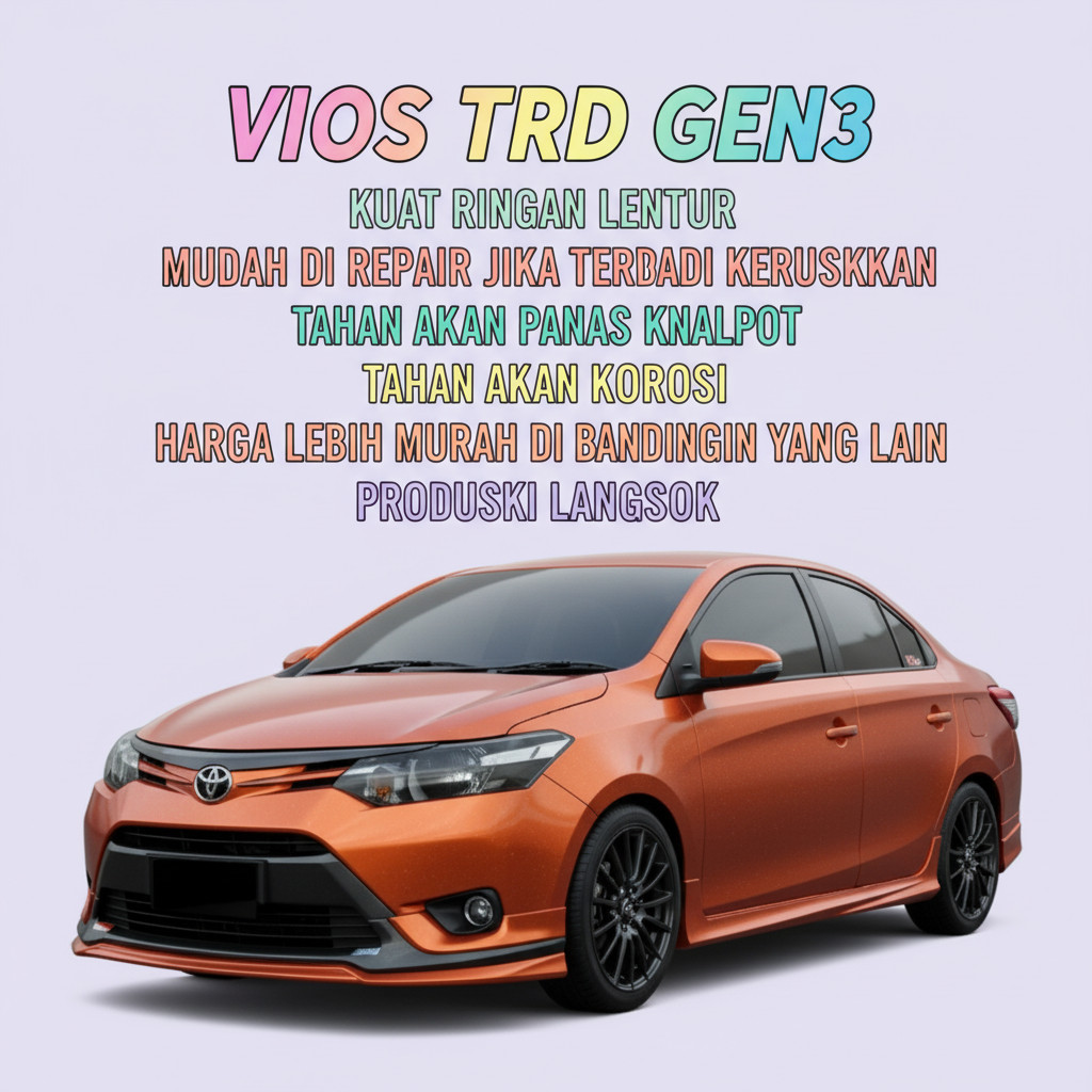 BODYKIT Vios gen3 TRD body kit vios bodikit vios