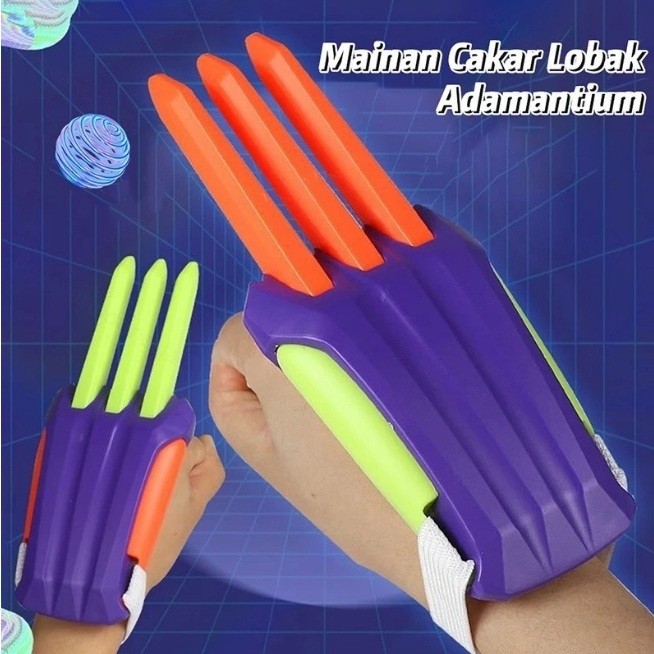 TOKOACCBOSS -(JSPU01) Mainan Cakar Tangan Wolverine / Mainan Anak Cakar Wolverine / Claw Wolverine R
