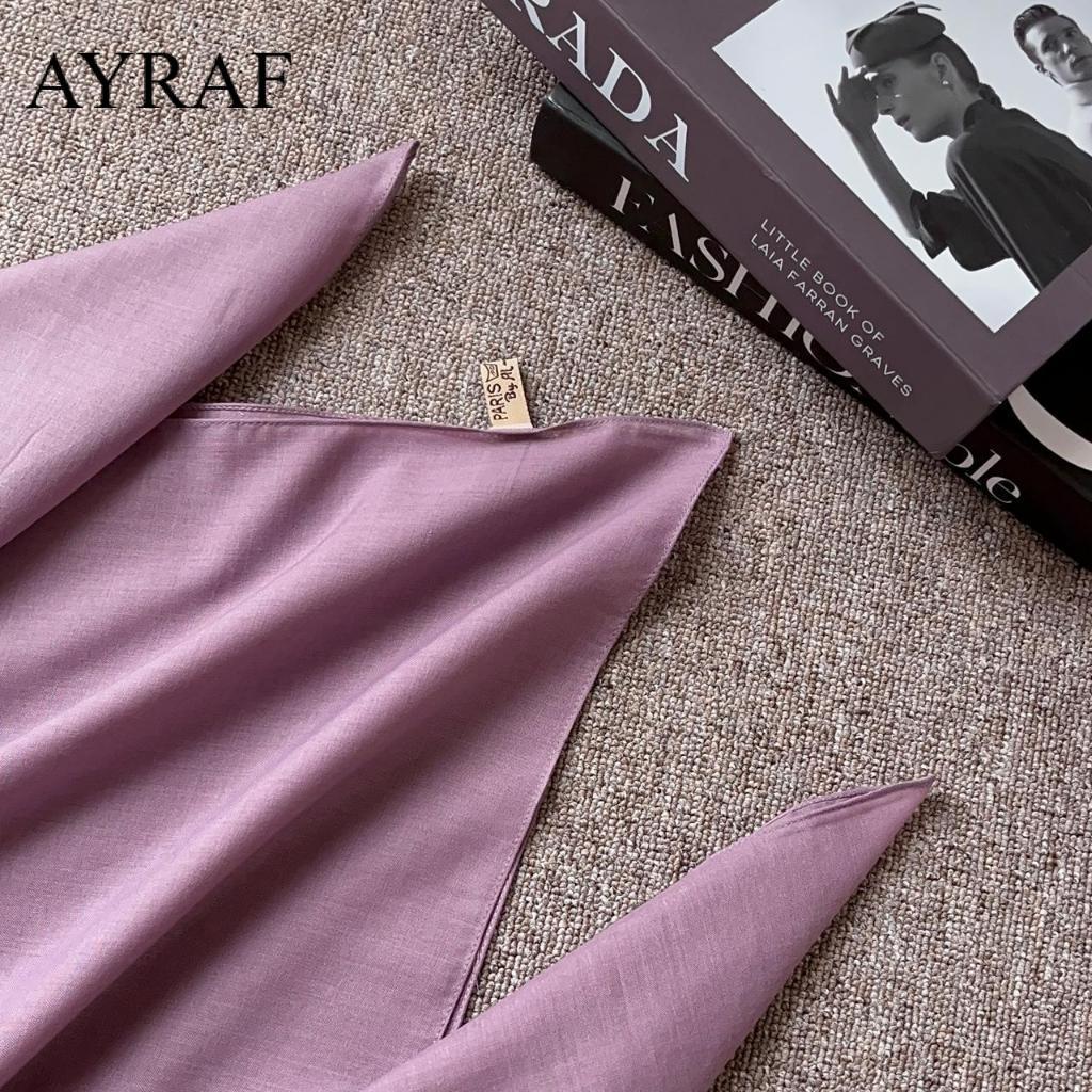Segiempat Paris Premium Almahira Elegant Anti Gerah Hijab Segiempat Paris Premium Almahira Polycotto