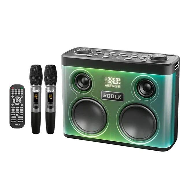 SODLK S1368 320W subwoofer auo professional speaker electric drum set outdoor karaoke speaker