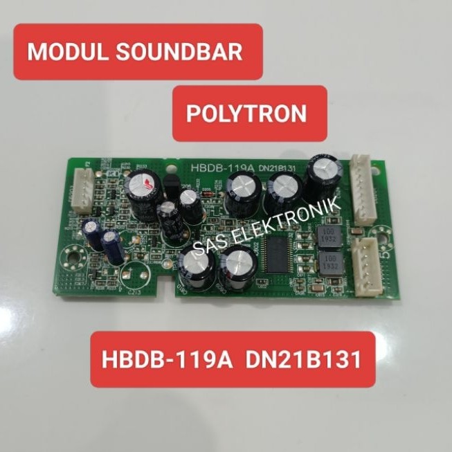 MODUL SOUNDBAR POLYTRON CROSSOVER AMPLIFIER POLYTRON 43B150 BHDB119A-DN21B131