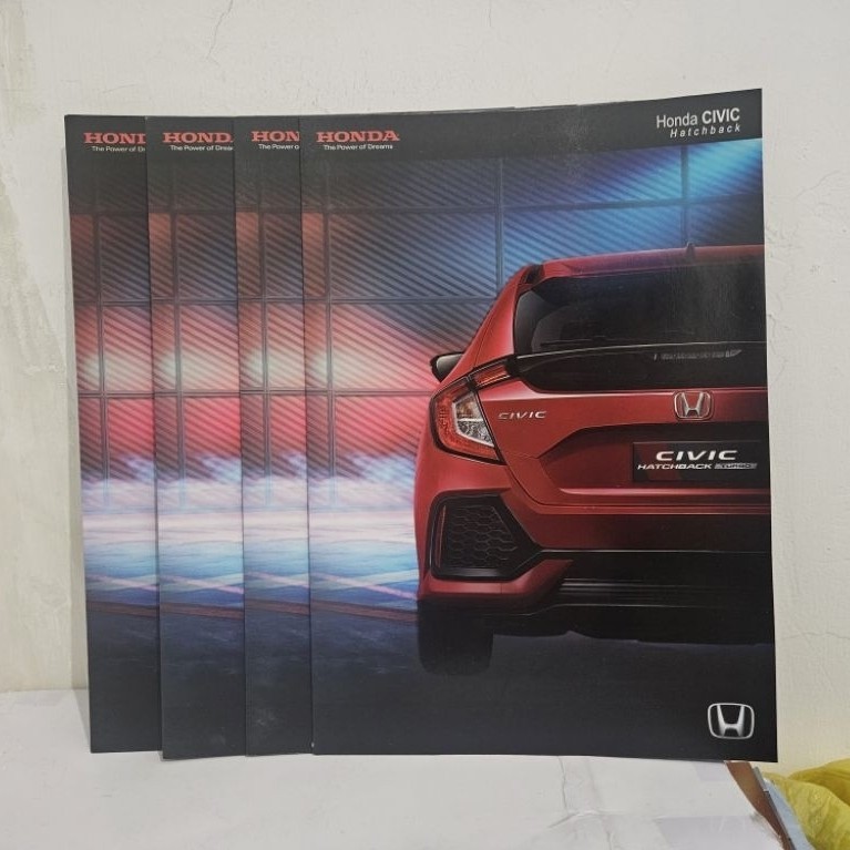 brosur katalog mobil honda civic hatchback 2017 leaflet