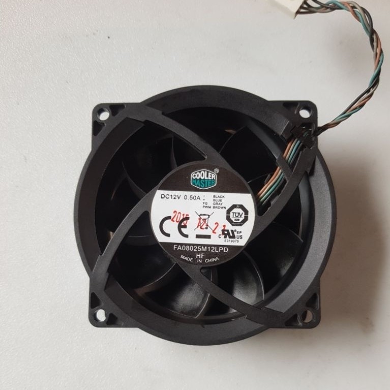 Fan kipas COOLER MASTER DC 12_0.50A 8X8CM 4pin
