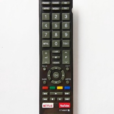 Remote Smart TV LED Toshiba Android CT-95007 untuk 32L5995 43L5995