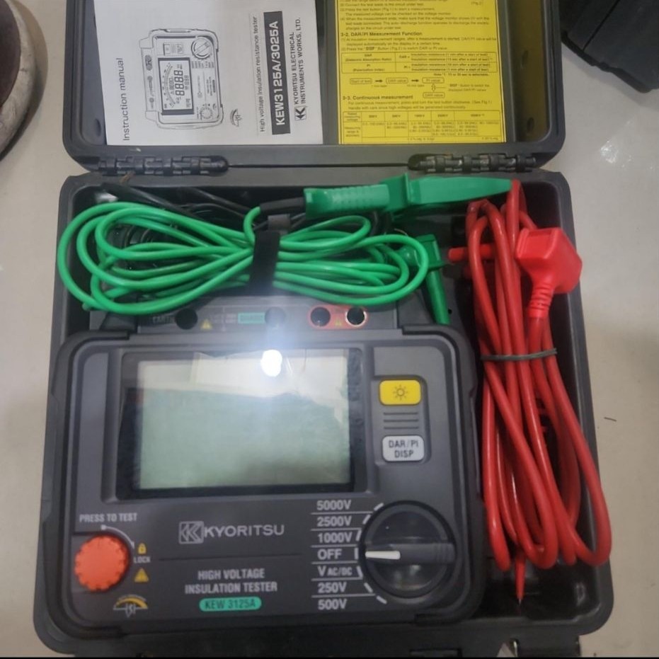 KYORITSU 3125A high voltage insulation tester megger 5kv 5000volt