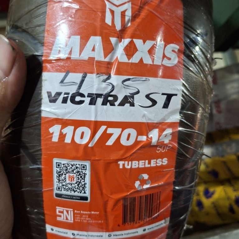 BAN MAXXIS VITCRA 110/70-14 TUBLES/BAN DEPAN MAXXIS VITCRA PCX160/BAN LUAR DEPAN NEW PCX160/BAN LUAR