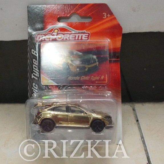 [Super Rare] Majorette - Honda Civic Type R Gold Edition