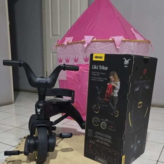 Sepeda anak Doona Liki Trike S1 5In1 sepeda lipat travel friendly Grey Hound preloved second