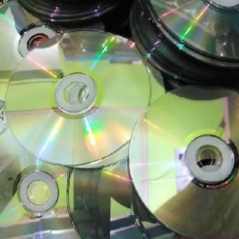 Kaset VCD DVD bekas untuk bahan kerajinan 10 Pcs