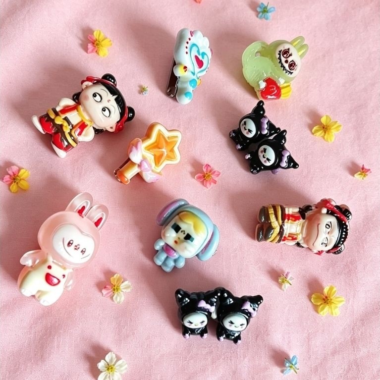 Bros dagu karakter clay /pin karakter mini 12pcs