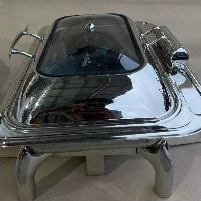 GETRA Hydraulic Chafing Dish F1016-B / F1016-L / F1016 Full Set Chafing Dish Buffet Kapasitas 9