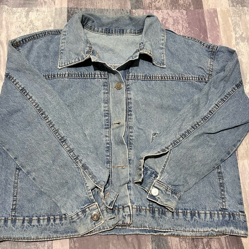 Jaket Denim Wanita Biru jaket denim PL jaket denim cewe