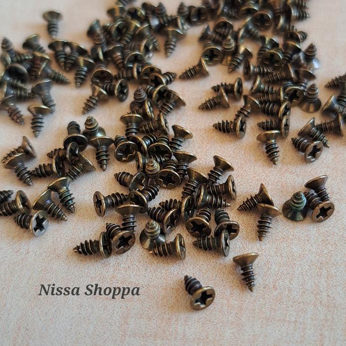 Baut / screw / mur / sekrup kunci dus sekrup kotak kayu sekrup engsel - ATG