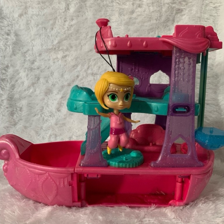polly pocket park mainan diorama mattel shimer barbie