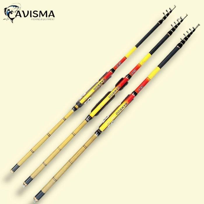 Joran Tegek Carbon Jigmen Yellow Bamboo Kolong AP - 180cm
