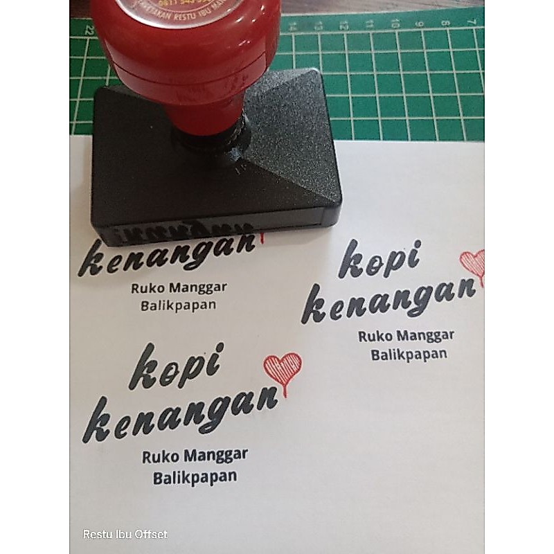 Stempel Flash Warna Kotak Jumbo Custom Co