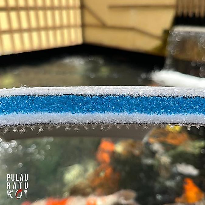 8D HONEYCOMB FILTER | BIO FOAM AKUARIUM KOLAM IKAN KOI DAKRON MULTILAYER MAT PENYARING KOTORAN KASAR