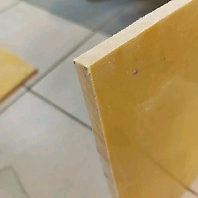 Resin Kuning / Epoxy Sheet Fibberglass G11 / 10mm x 10cm x 50cm