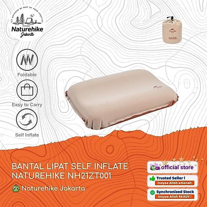 BANTAL LIPAT SELF INFLATE NATUREHIKE NH21ZT001 PORTABLE LIPAT CAMPING