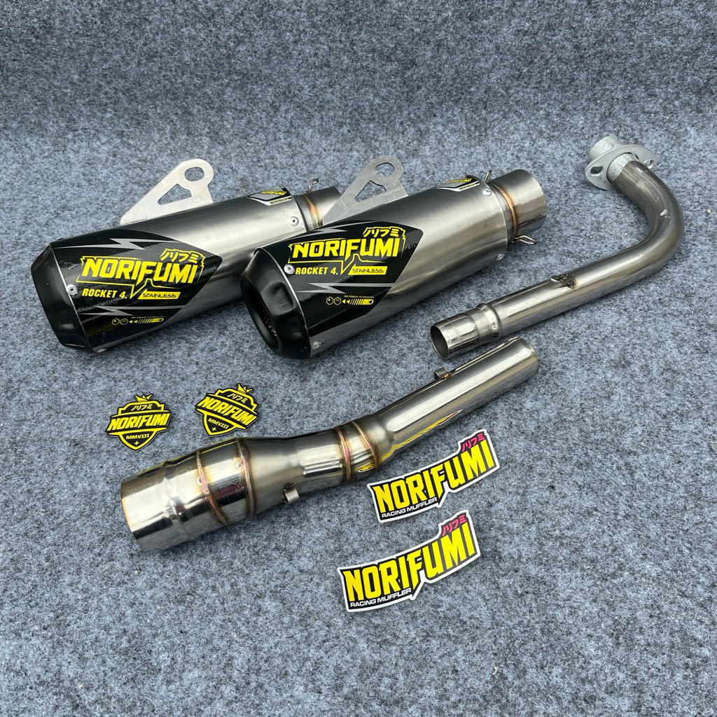 gtx honda Knalpot Norifumi GTX RBT trail kharisma Supra Vega Revo jupiter smash Shogun Kirana Blade 