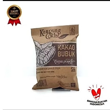 Bubuk murni 100gr  chocolate Blitar (Kampung Coklat Blitar)