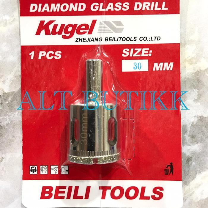 KUGEL DIAMOND CORE FOR GLASS 30mm - MATA BOR HOLE SAW KACA 30 mm