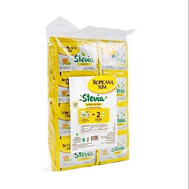 Tropicana Slim Stevia Sweetner Isi 100 sachet