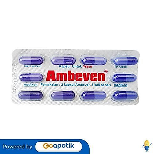 Ambeven Strip Isi 10 Kapsul