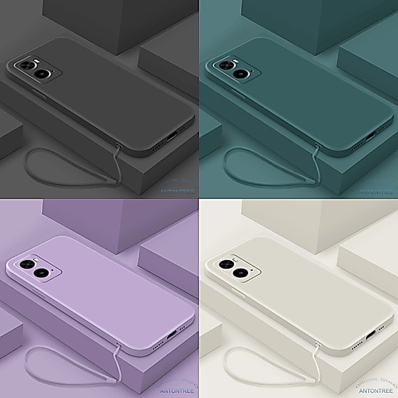 Case Oppo A76 / A96 Baby Skin Soft FREE tali Microfiber Silicone Cover